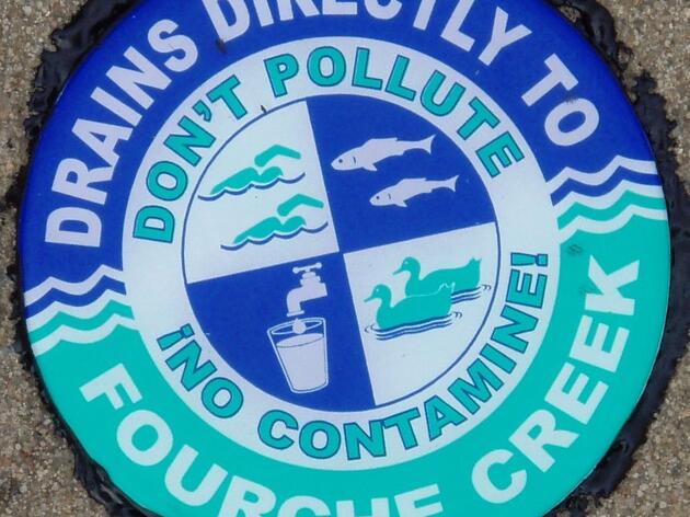 Fourche Creek Storm Drain Decals