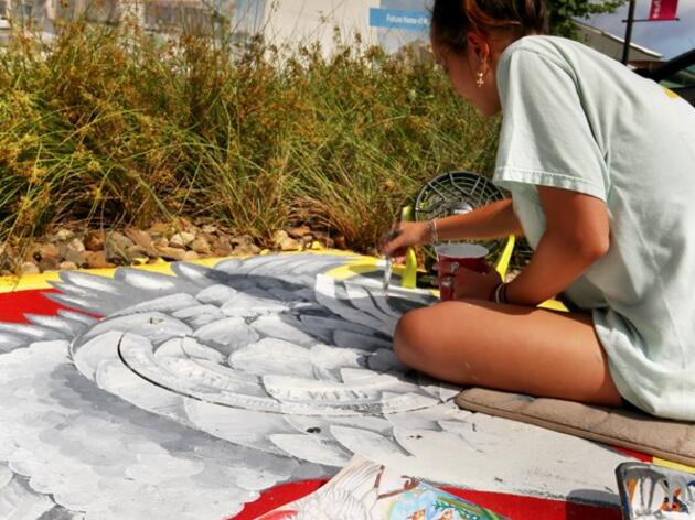 Drain Smart Artists are Painting Storm Drain Murals