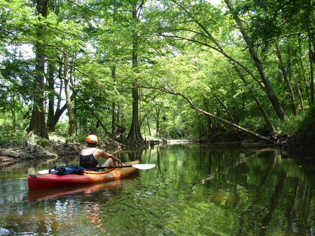 Floating Fourche Creek